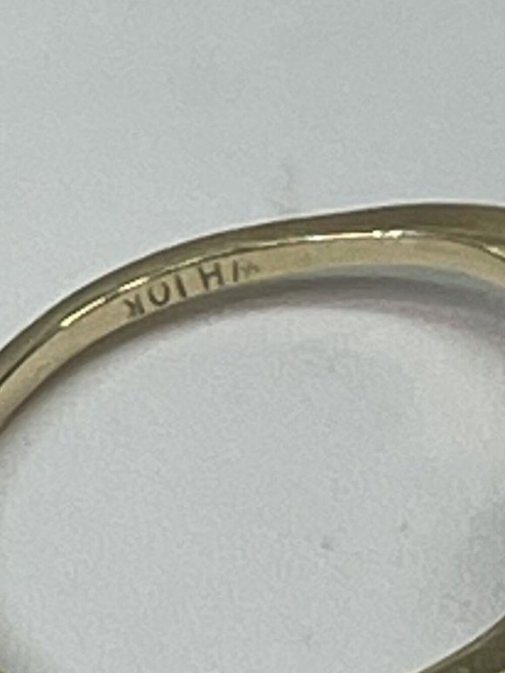 10k Yellow Gold Pearl & Diamond Accent Ring 1g==SIZE 3==WE LOVE OFFERS== - Picture 2 of 3